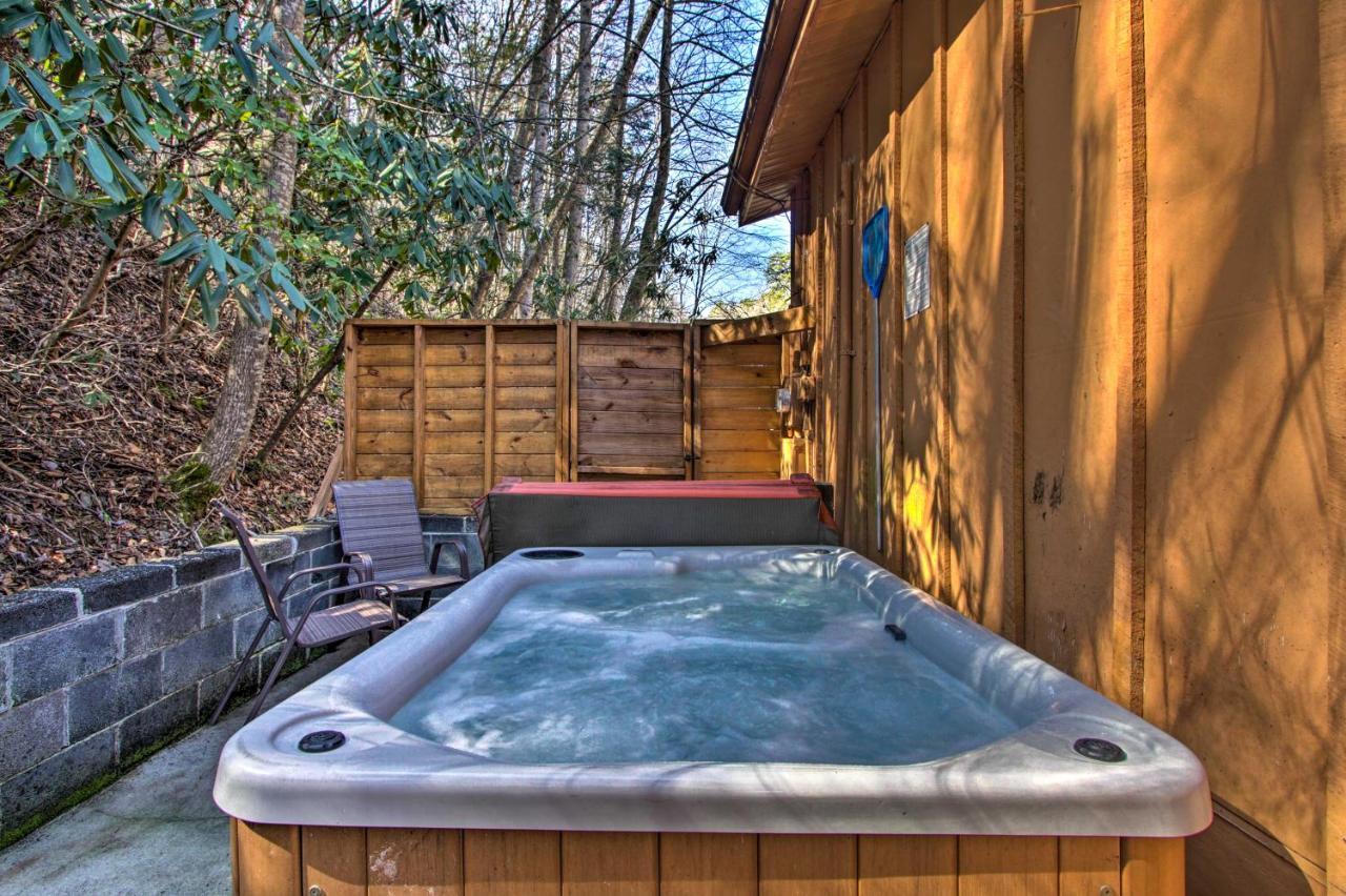 개틀린버그 Couples Cabin Great Smoky Arts And Crafts Community 빌라 외부 사진